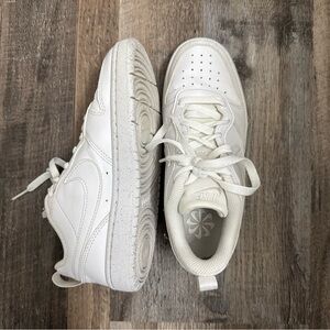 Nike Court Borough Low Recraft Youth Shoes White Size 4Y / 36 EU DV5456-106 VT2